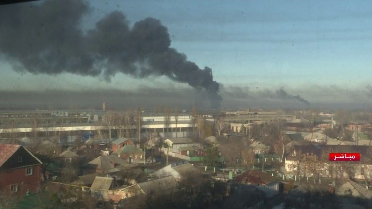 تدمير أحد الأسواق